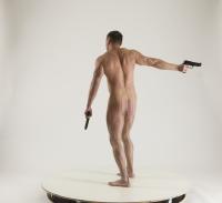 020 01 MICHAEL NAKED MAN DIFFERENT POSES WITH GUNS 2 (11)